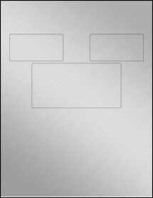 Weatherproof Silver Polyester Laser - OL6525 - Custom Size