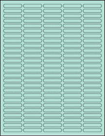 Sheet of 1.5" x 0.28" Pastel Green labels