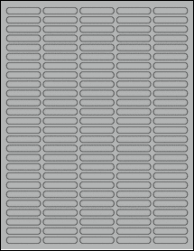 Sheet of 1.5" x 0.28" True Gray labels