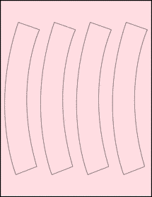 Sheet of 0" x 0" Pastel Pink labels