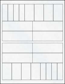 Sheet of Custom - See Sample Clear Matte Inkjet labels