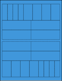 Sheet of Custom - See Sample True Blue labels