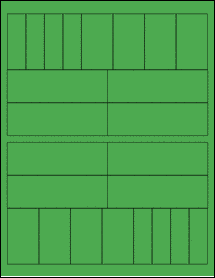 Sheet of Custom - See Sample True Green labels