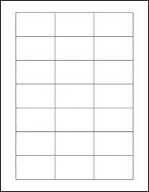 2.25" x 1.375" Blank Label Template - PDF - OL7650
