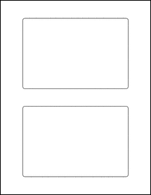 Sheet of 6" x 4"  labels