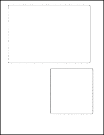 Sheet of 6.78" x 4.75"  labels