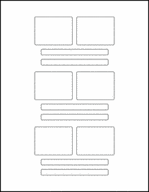 Sheet of Digital Video Standard White Matte labels