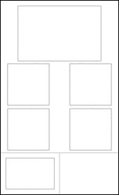 Sheet of 6" x 4"  labels