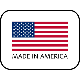 0.75" x 1" Made in America Product Stickers - Pre-Printed Labels - RC - 90 Labels/Sheet