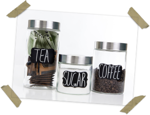 Chalkboard Labels - Shop Removable Chalkboard Labels 