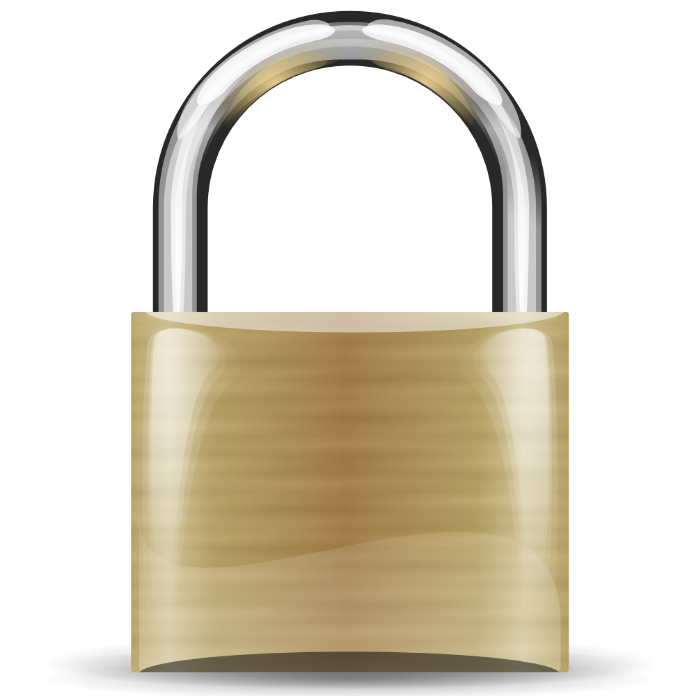 OnlineLabels Clip Art - Padlock