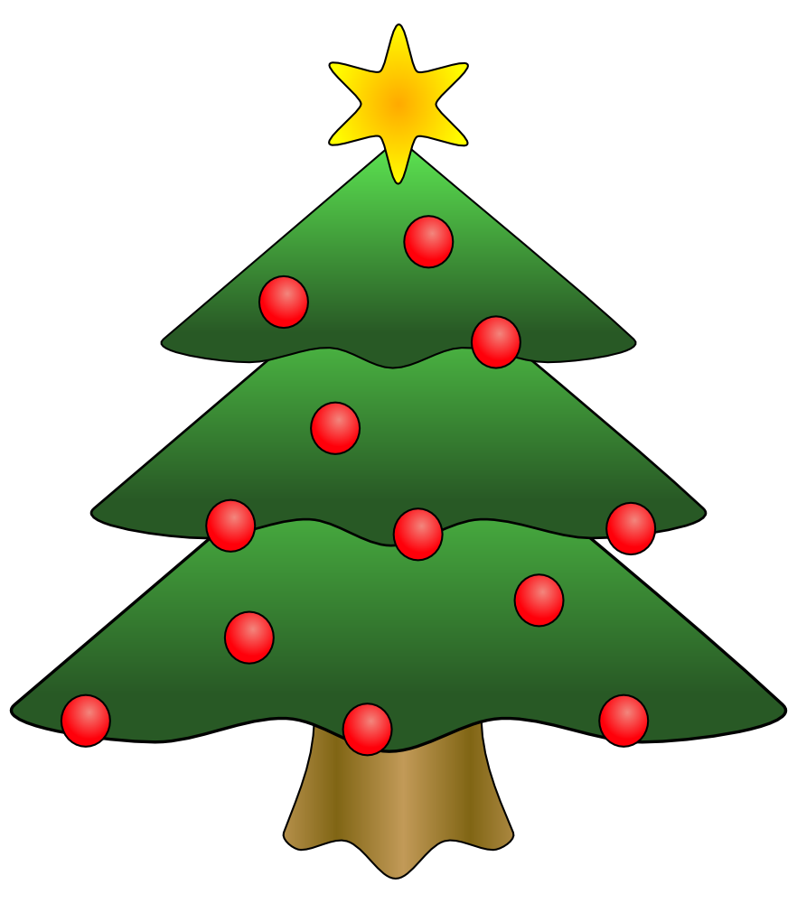 OnlineLabels Clip Art - Christmas Tree