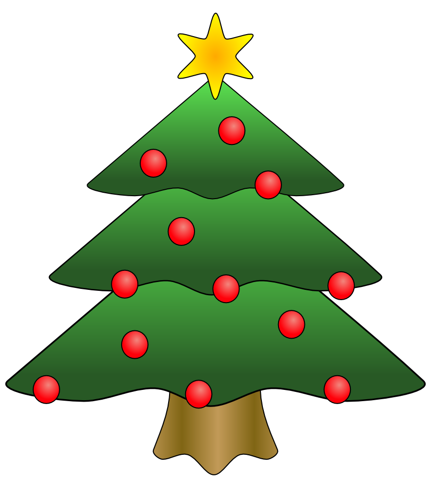 OnlineLabels Clip Art - Christmas Tree