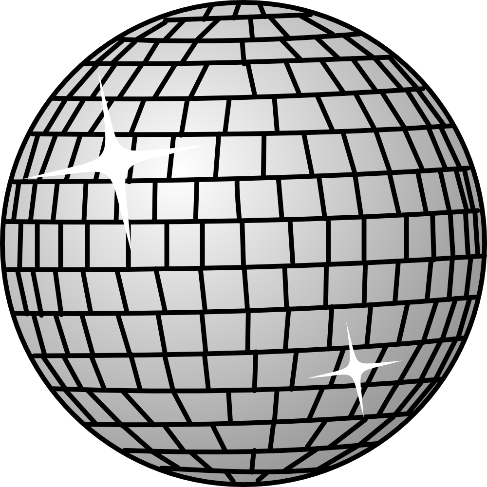 OnlineLabels Clip Art - Disco Ball