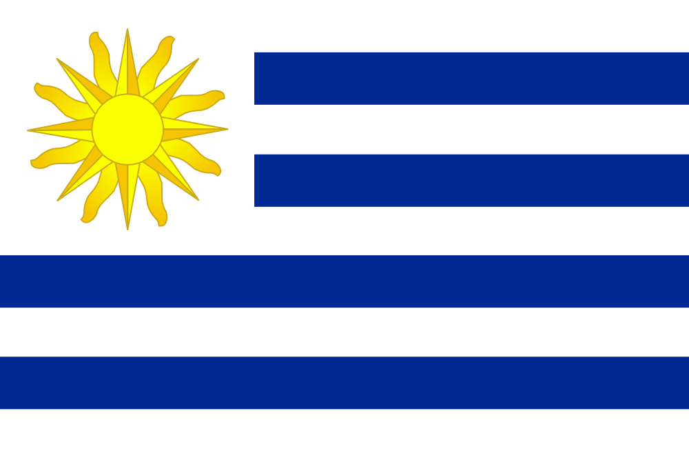 OnlineLabels Clip Art - Flag Of Uruguay