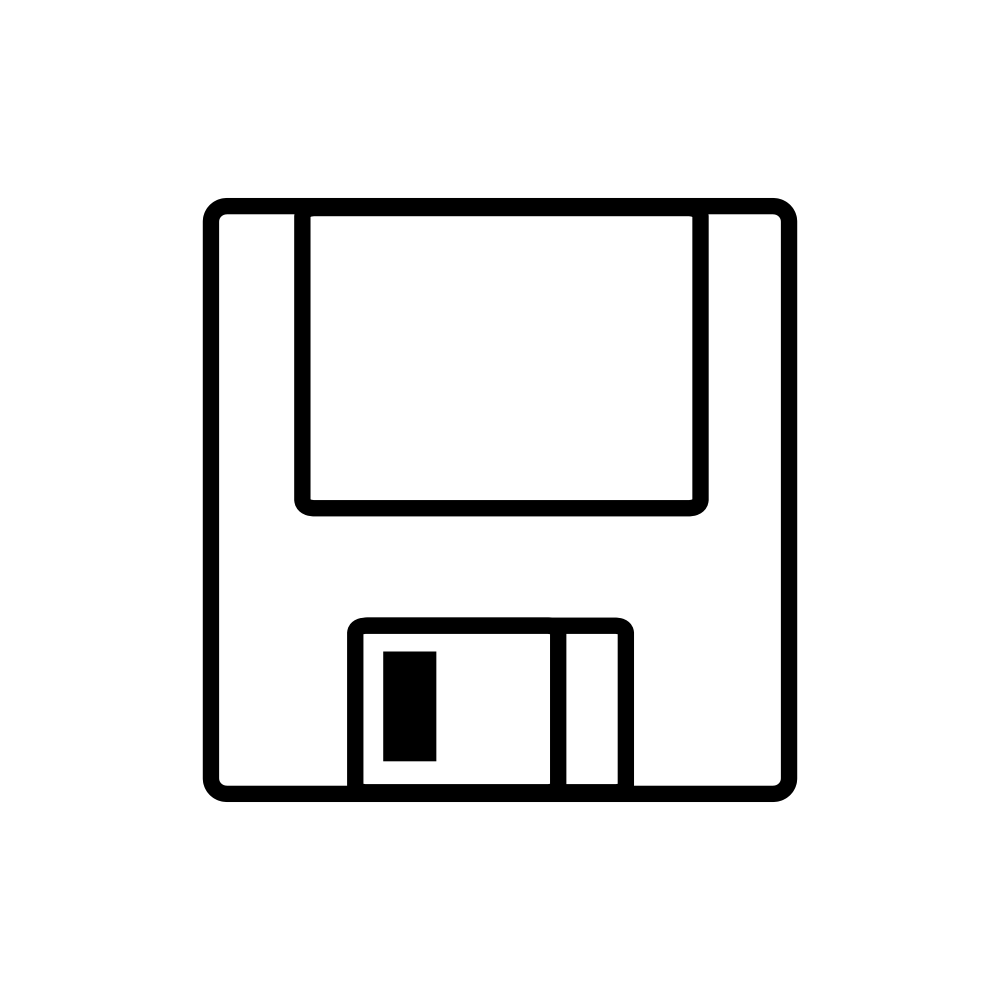 OnlineLabels Clip Art Floppy Disk Icon