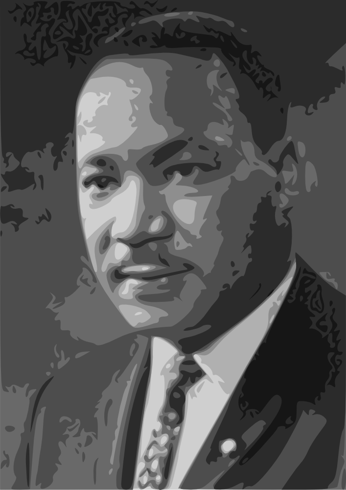 OnlineLabels Clip Art - Martin Luther King Jr 02