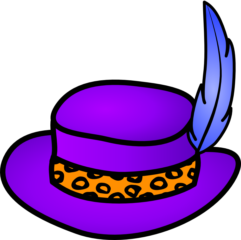 OnlineLabels Clip Art - Pimp Hat