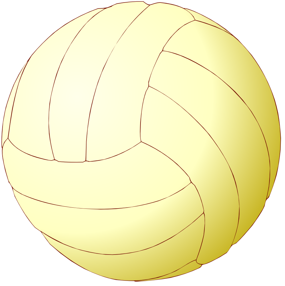 OnlineLabels Clip Art - Volleyball