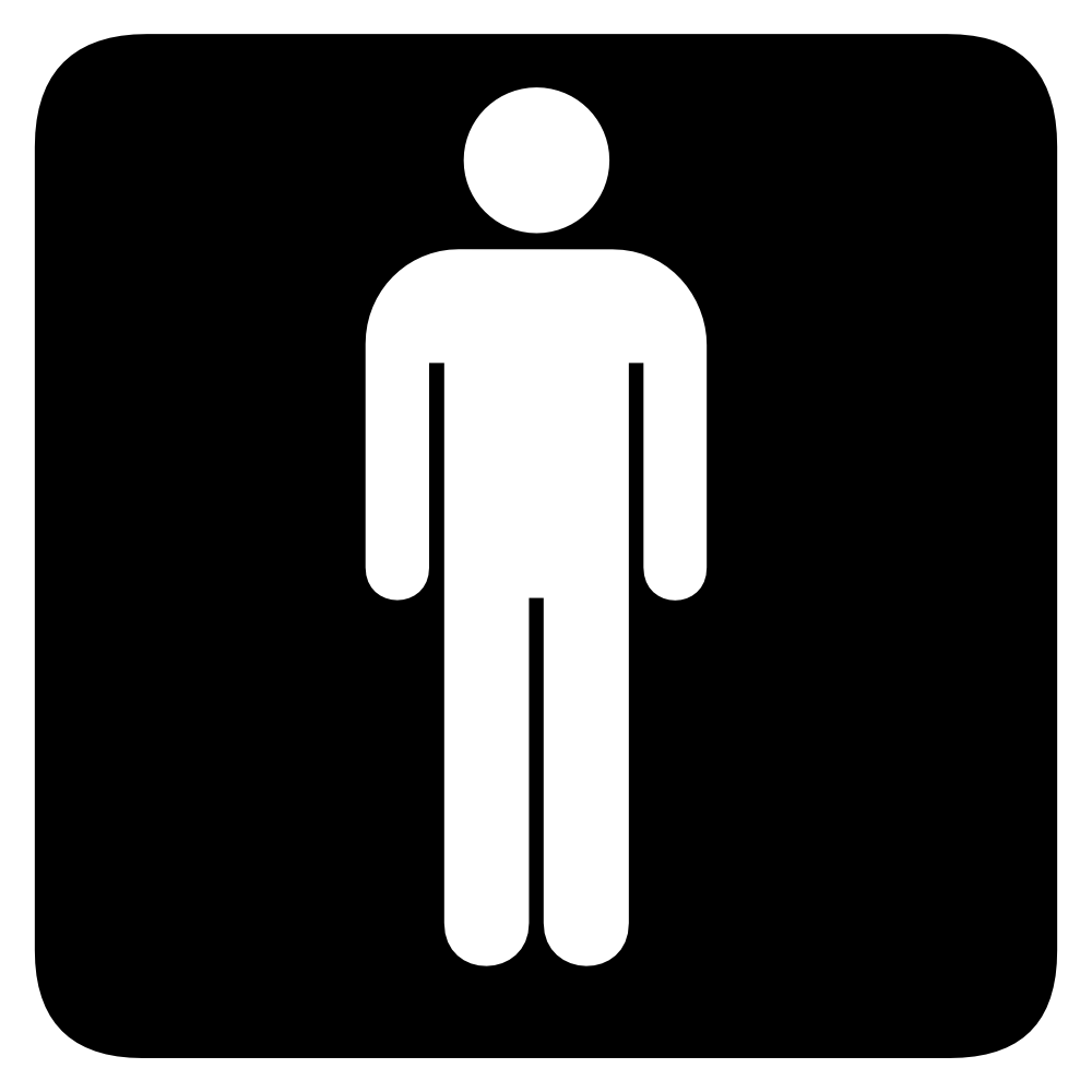 OnlineLabels Clip Art - Aiga Toilet Men Bg