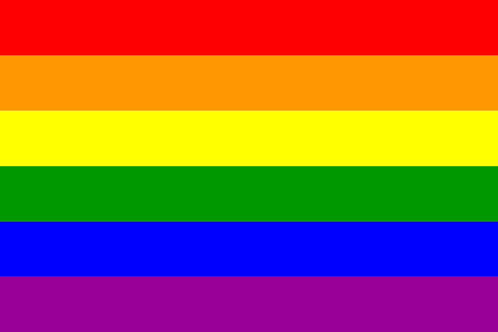 OnlineLabels Clip Art - Gay Pride Flag