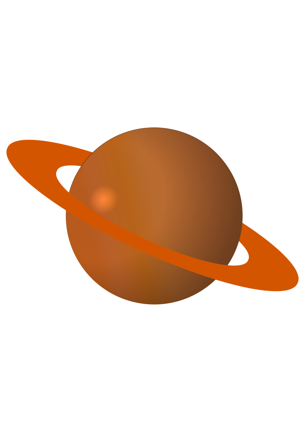 OnlineLabels Clip Art - Saturn