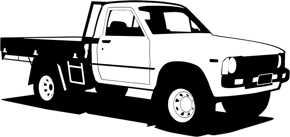 OnlineLabels Clip Art - Toyota Hilux