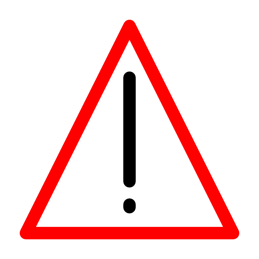 OnlineLabels Clip Art - Warning Sign
