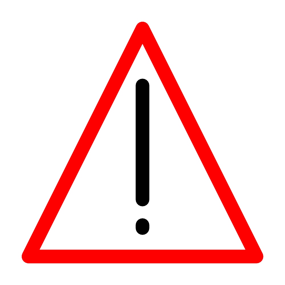 OnlineLabels Clip Art Warning Sign