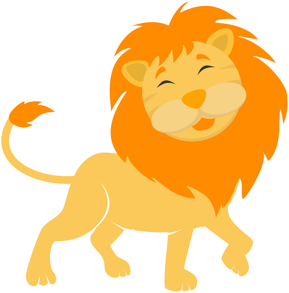Download OnlineLabels Clip Art - Cute Lion