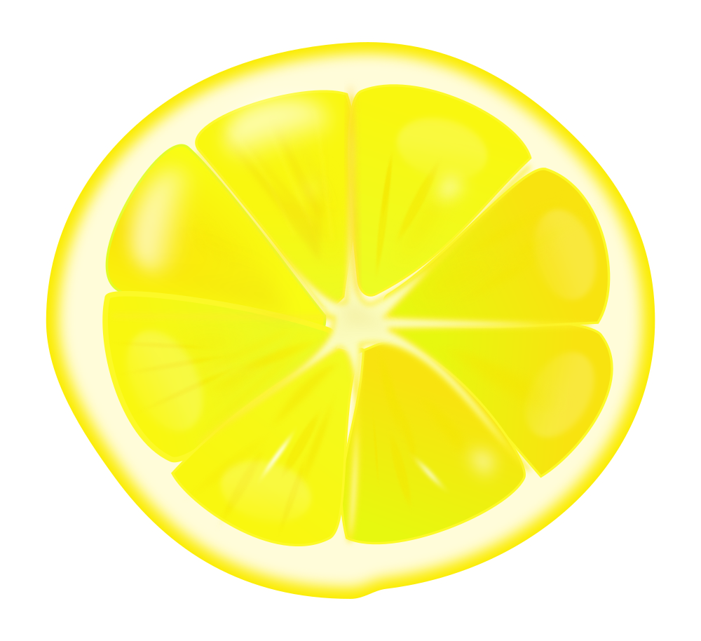 Download OnlineLabels Clip Art - Lemon Slice