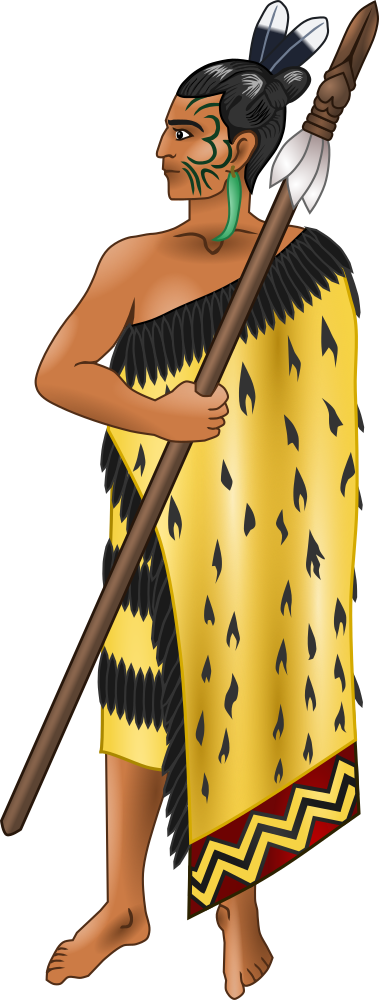 OnlineLabels Clip Art - Maori Warrior
