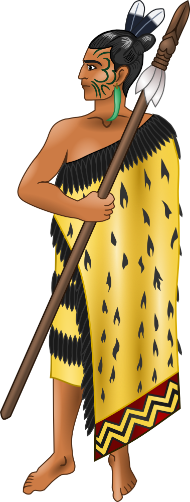 OnlineLabels Clip Art - Maori Warrior