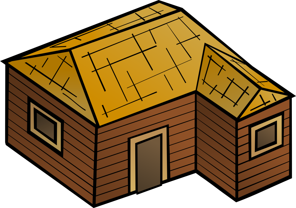 Download OnlineLabels Clip Art - Wooden House