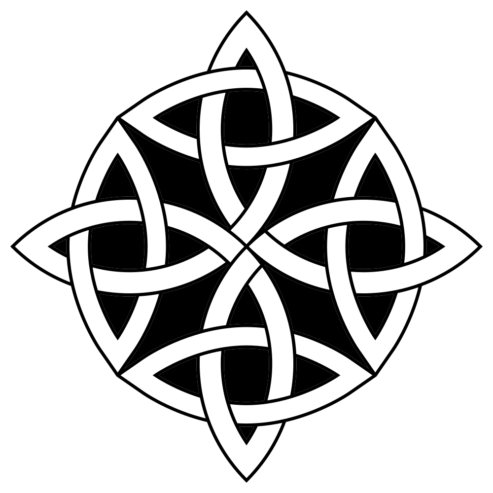 Download OnlineLabels Clip Art - Celtic Knot Circle Variation 2