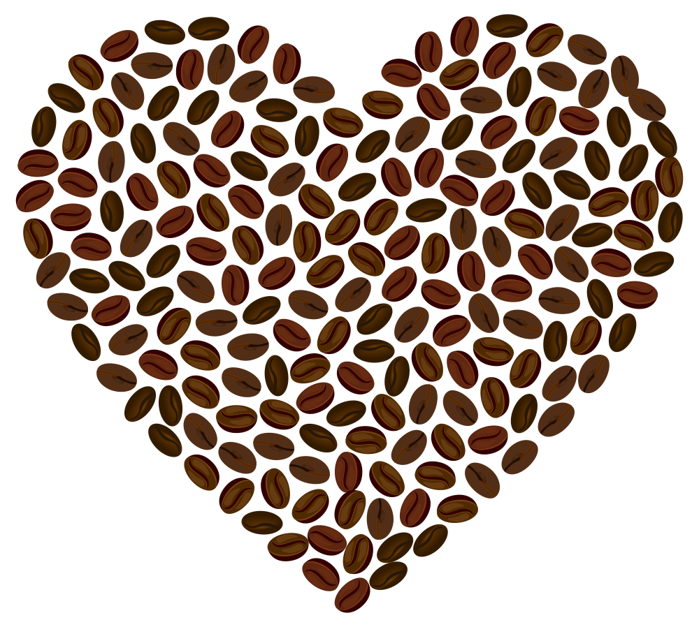 Download OnlineLabels Clip Art - Coffee Heart