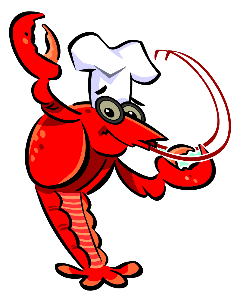 OnlineLabels Clip Art - Crawfish Chef