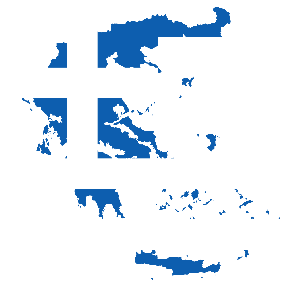 Download OnlineLabels Clip Art - Greece Map Flag
