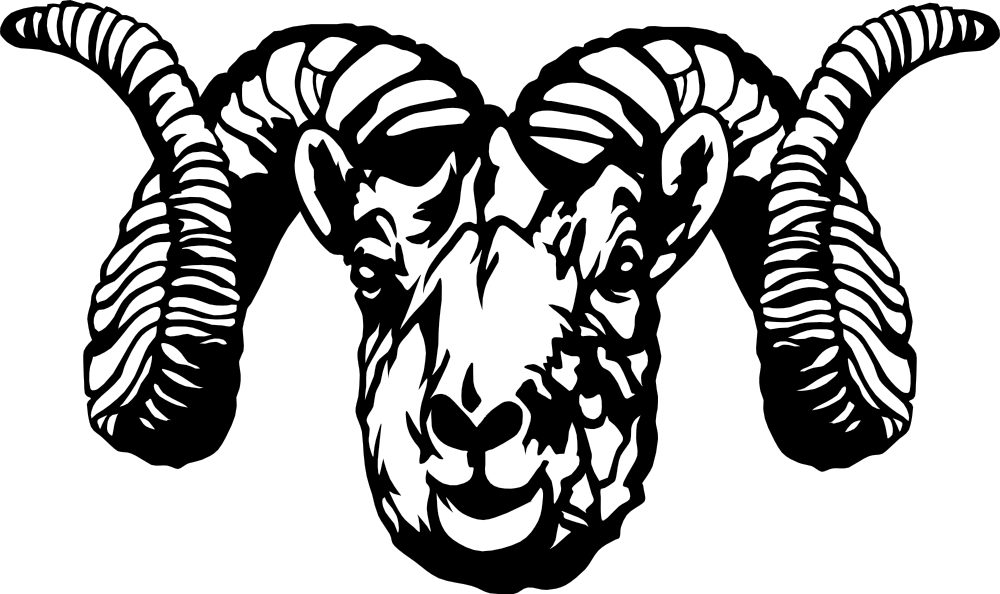 OnlineLabels Clip Art - Dall Sheep Ram (Stylized)