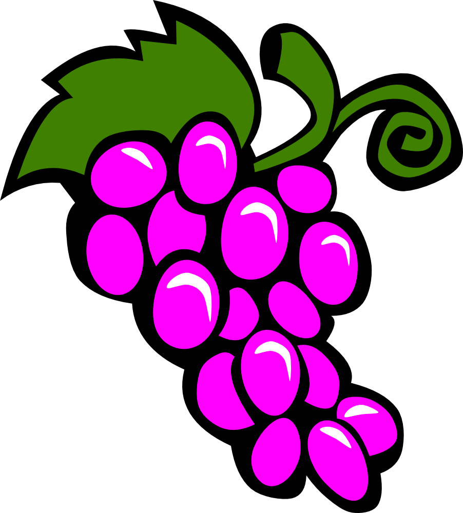 OnlineLabels Clip Art Simple Fruit Grapes