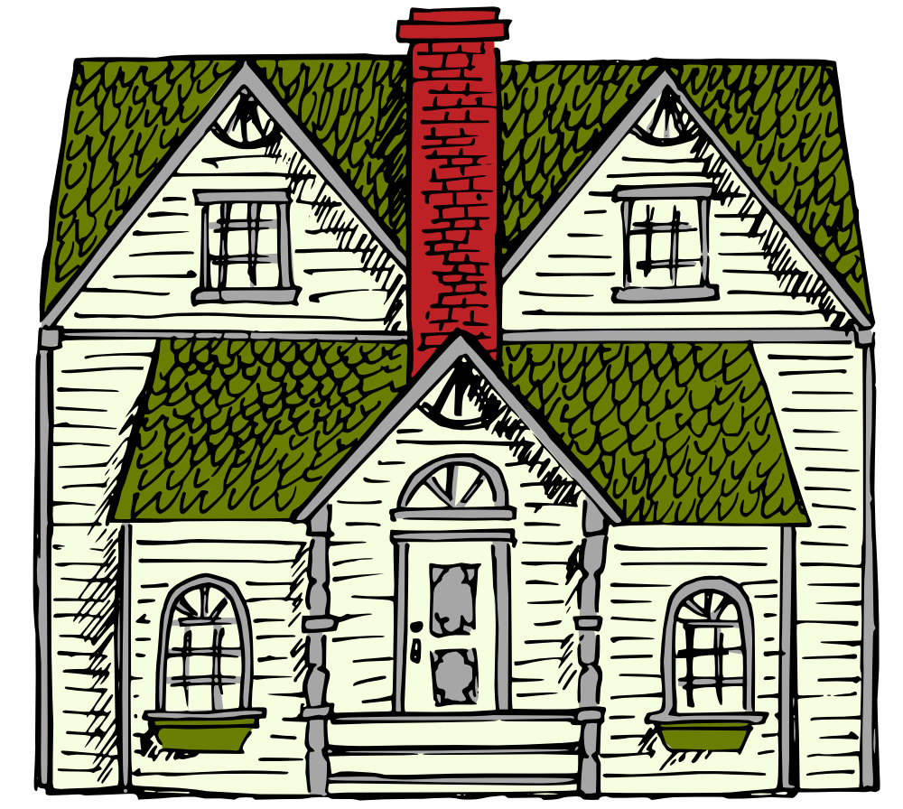 OnlineLabels Clip Art - Victorian House