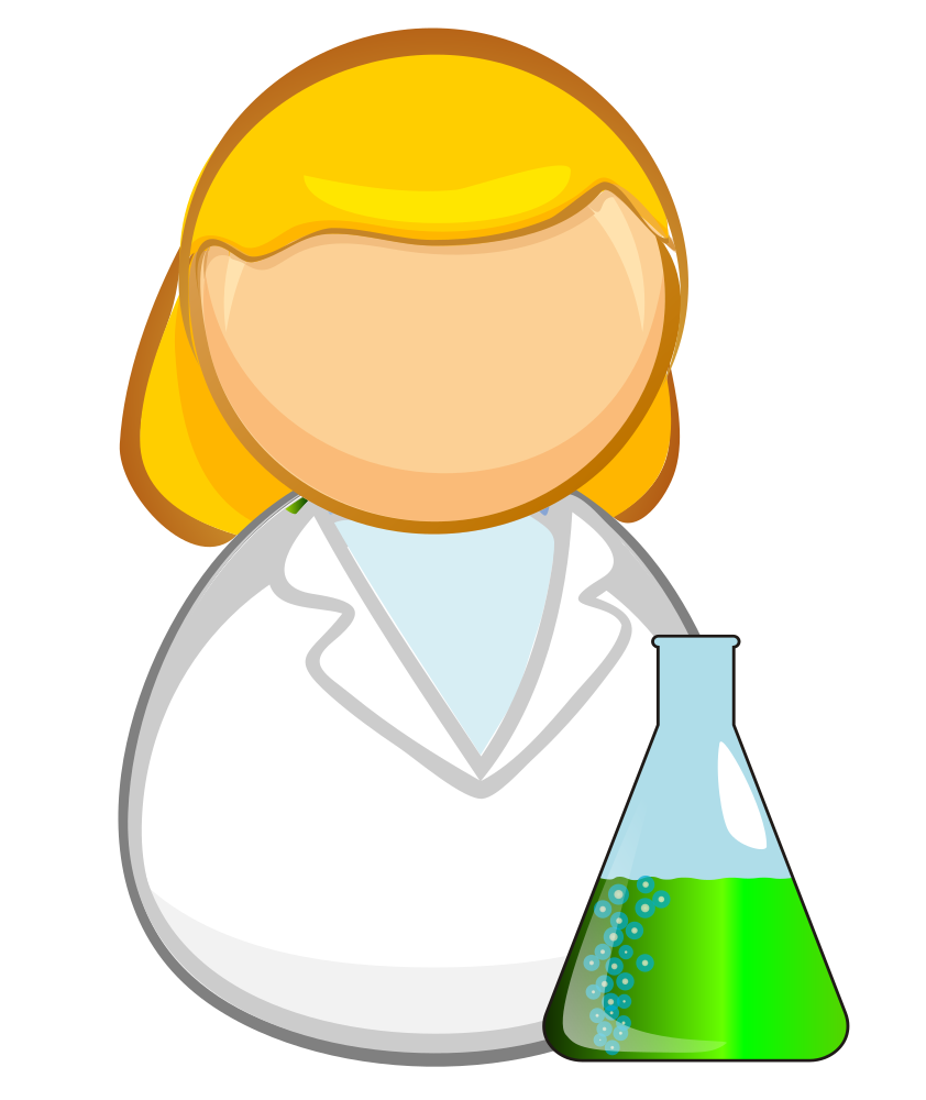 OnlineLabels Clip Art - Laboratory Worker