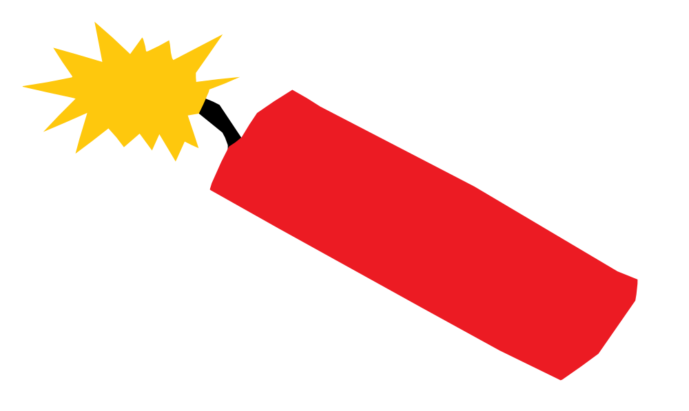 OnlineLabels Clip Art - Firecracker Refixed