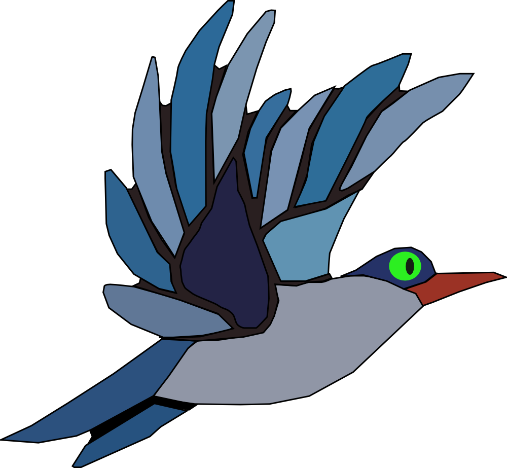 OnlineLabels Clip Art Blue Bird