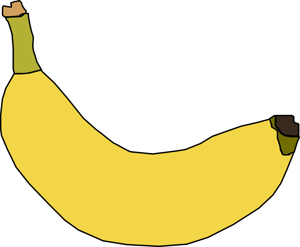 OnlineLabels Clip Art - Banana2
