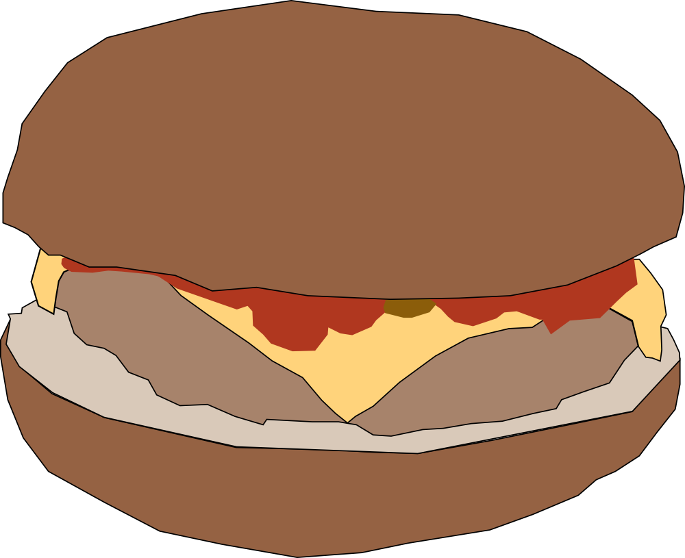 OnlineLabels Clip Art - Hamburger1