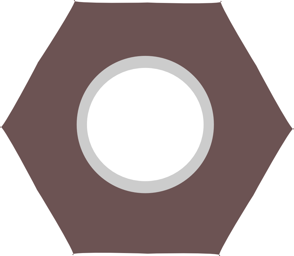 OnlineLabels Clip Art - Nut