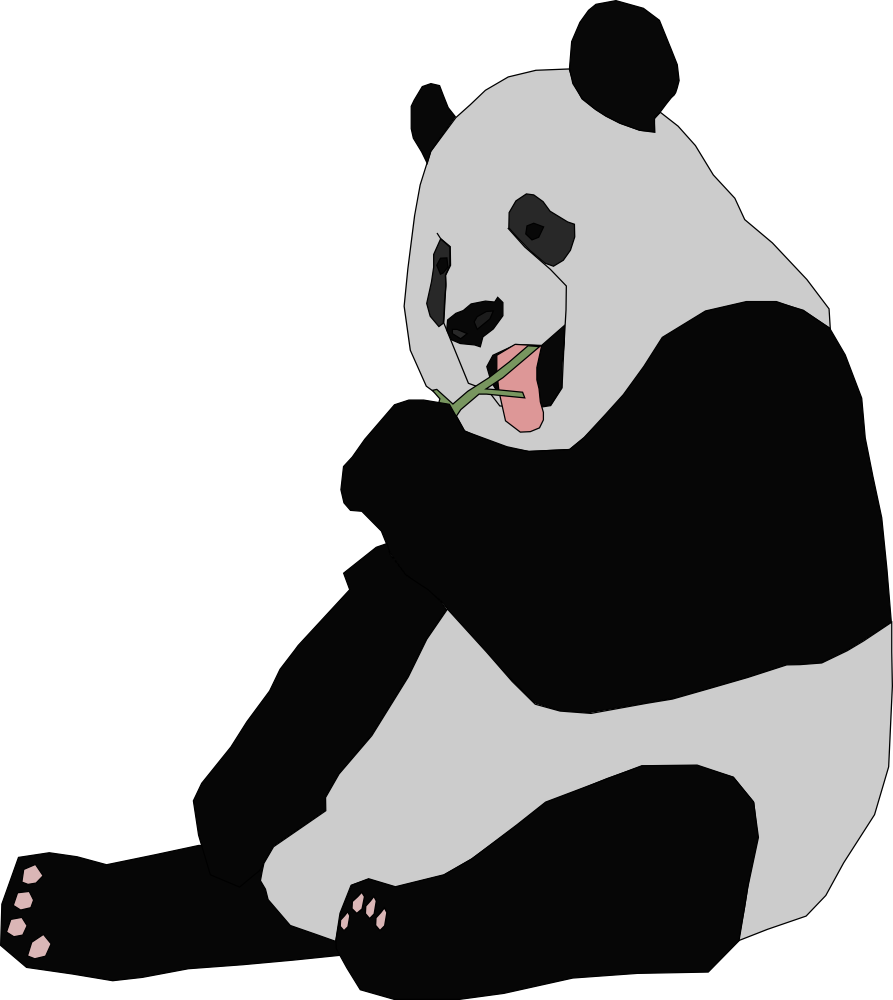 OnlineLabels Clip Art - Panda