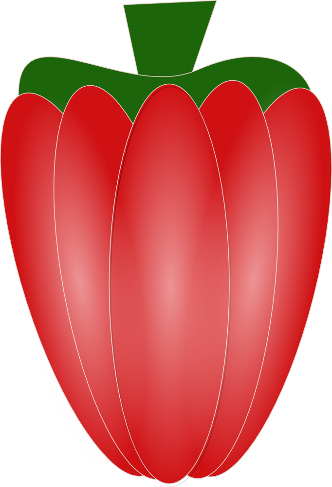 OnlineLabels Clip Art - Red Pepper