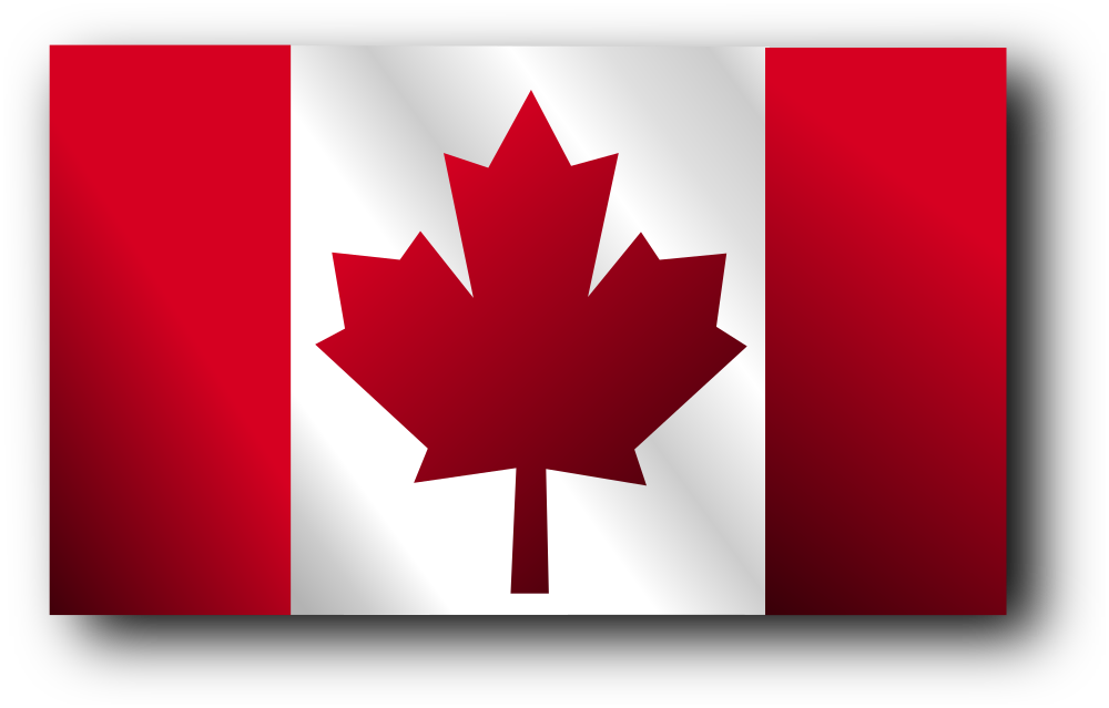 Download OnlineLabels Clip Art - Canadian Flag 2